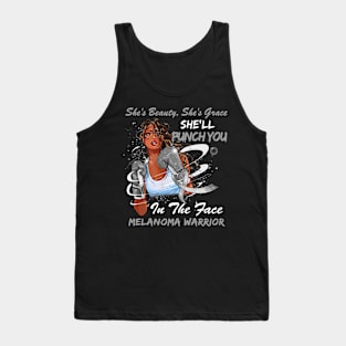 Punch You in the Face MELANOMA WARRIOR Tank Top